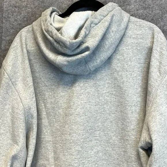 CARHARTT Men’s Hoodie Sweatshirt 3XL Heather Grey Logo Sleeve Loose Fit Pocket - Picture 14 of 14